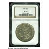 Image 1 : 1894 S$1 AU55 NGC. Minimally worn for this popula