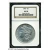 Image 3 : 1894 S$1 AU58 NGC. The 1894 dollar has the lowest