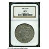 Image 1 : 1895-O S$1 AU53 NGC. This key date Morgan represe