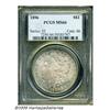 Image 1 : 1896 S$1 MS66 PCGS. A melange of light rose-gray,