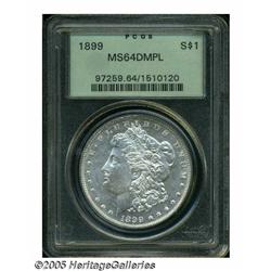 1899 S$1 MS64 Deep Mirror Prooflike PCGS. Nicely 