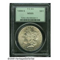 1899-S S$1 MS65 PCGS. A lovely beige-silver examp