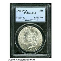 1900-O/CC S$1 MS64 PCGS. VAM-11. A Top 100 Variet