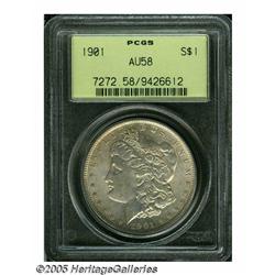1901 S$1 AU58 PCGS. An example of this well known