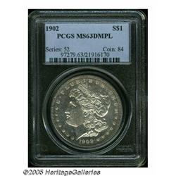 1902 S$1 MS63 Deep Mirror Prooflike PCGS. This pi