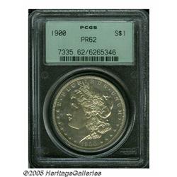 1900 S$1 PR62 PCGS. Fully struck with lovely ligh