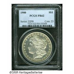 1900 S$1 PR62 PCGS. Lovely proof with brilliant s