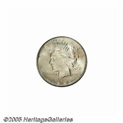 1921 S$1 MS66 NGC. Only one million Peace Dollars