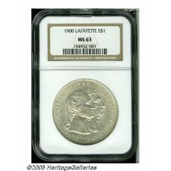 1900 S$1 Lafayette Dollar MS63 NGC. DuVall 2-C. L