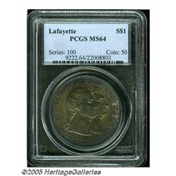 1900 S$1 Lafayette Dollar MS64 PCGS. DuVall 2-C. 