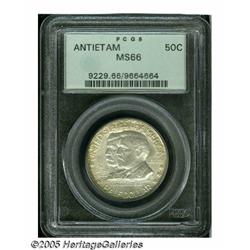1937 50C Antietam MS66 PCGS. Attractive Superb-Ge