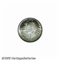 1937-D 50C Arkansas MS67 PCGS. Tawny gold toning 