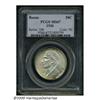 Image 1 : 1936 50C Boone MS67 PCGS. Lightly olive-gold surf