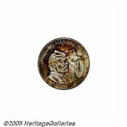 1936 50C Gettysburg MS67 NGC. A richly toned Supe