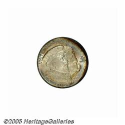 1924 50C Huguenot MS67 PCGS. Gorgeous peripheral 