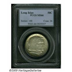 1936 50C Long Island MS66 PCGS. Lovely light gree