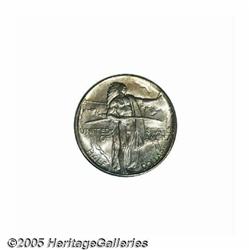 1934-D 50C Oregon MS67 PCGS. Toned with attractiv