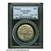 Image 3 : 1934-D 50C Oregon MS67 PCGS. Toned with attractiv