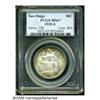 Image 1 : 1935-S 50C San Diego MS67 PCGS. Supremely well pr