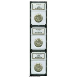 1938 SET Texas PDS Set MS67 NGC. The set includes
