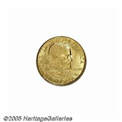 1922 G$1 Grant no Star MS66 NGC. Highly lustrous 