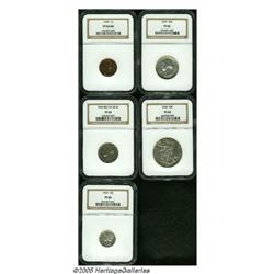 1939 Proof Set PR64 to PR66 NGC. The set includes