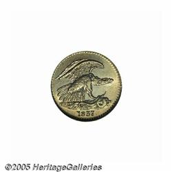 1837 1C Feuchtwanger Cent MS67 NGC. Low-120, HT-2