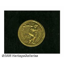 1932 MS Gold Olympics Medallion MS63 Uncertified.