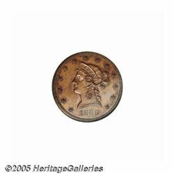 1869 $10 Ten Dollar, Judd-781, Pollock-866, R.7, 
