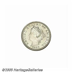 1883 5C Liberty Head Five Cents, Judd-1704, Pollo