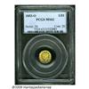 Image 1 : 1853-O G$1 MS62 PCGS. One of the more frequently 