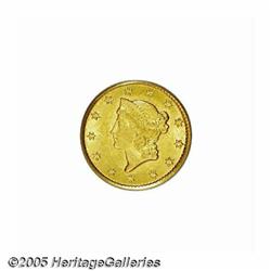 1853-O G$1 MS63 PCGS. With subtle, green-gold col