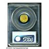 Image 4 : 1855 G$1 MS62 PCGS. Bright and lustrous with a pl