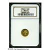 Image 3 : 1860-S G$1 MS61 NGC. Always in demand for the tin