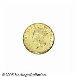 1868 G$1 MS65 NGC. An uncommonly fine Mint State 