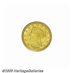 1840-O $2 1/2 AU55 PCGS. Large Mintmark. A challe