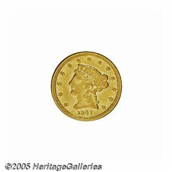 1841-D $2 1/2 XF40 PCGS. Variety 2-C. A bright ho