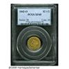 Image 1 : 1842-O $2 1/2 XF45 PCGS. Appealing even brown-gol