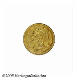 1845-O $2 1/2 XF45 NGC. Only one die pairing is k