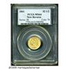 Image 1 : 1861 $2 1/2 New Reverse, Type Two MS64 PCGS. Glow