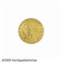 1908 $2 1/2 MS64 PCGS. It is quite unusual to fin