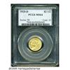 Image 1 : 1925-D $2 1/2 MS64 PCGS. This flashy quarter eagl