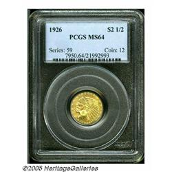 1926 $2 1/2 MS64 PCGS. Well struck on the design 
