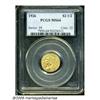 Image 1 : 1926 $2 1/2 MS64 PCGS. Well struck on the design 