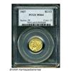 Image 1 : 1927 $2 1/2 MS64 PCGS. Well struck with bright sa