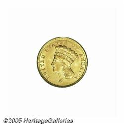 1854 $3 MS63 PCGS. The 1854 was saved in surprisi
