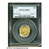 Image 3 : 1854 $3 MS63 PCGS. The 1854 was saved in surprisi
