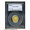 Image 1 : 1856-S $3 XF45 PCGS. Small S. Breen-6356. Attract