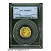 Image 3 : 1859 $3 MS63 PCGS. Sharply struck on a golden-yel