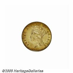 1861 $3 AU58 NGC. The 1861 is a scarcer date in t